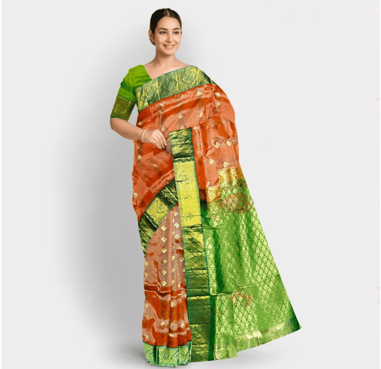 Half mix sarees